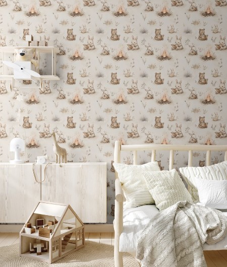 Coloring Magic fire place Beige Rose - 1030301-01 paint Wallpassion